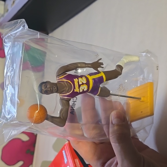 Vintage 90s Magic Johnson Lakers Starting Line Up Figure Headline Collection - Picture 10 of 14